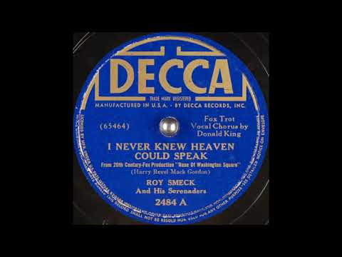 Roy Smeck & His Serenaders - I Never Knew Heaven Could Speak (1939)