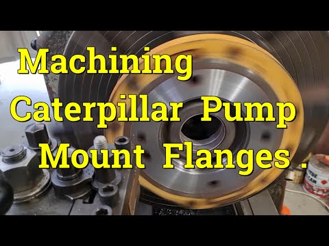 Re condition C15 Caterpillar Hydraulic Pump Mount Flanges .