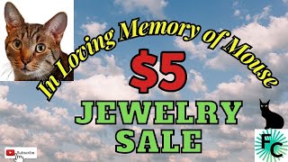 IN LOVING MEMORY OF MOUSE $5 Jewelry Clear Out Sale Sun. 4/14 at 3pm Eastern #live #sale #jewelry