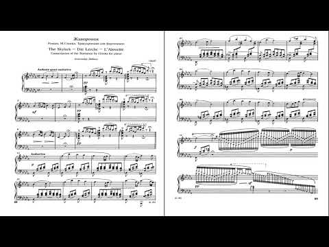 The Lark - Glinka / Balakirev