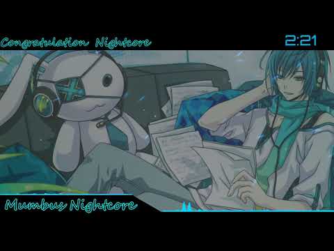 ↬◤Congratulations◢↫ ↬◤Nightcore◢↫
