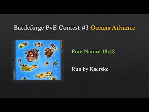 Battleforge/Skylords Reborn PvE Contest#3 Ocean Adv 18:48, Pure Nature - Kserske [With Commentary]