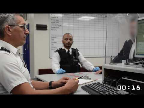 24 seconds in police custody