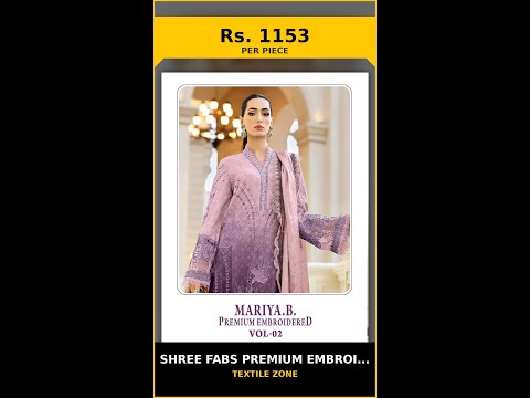 Shree Fabs Premium Embroidered Vol 2 - Cotton Dupatta – product video thumbnail