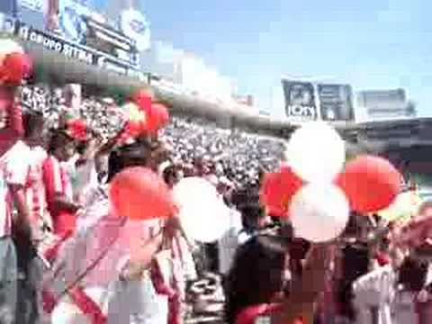 "comando rojiblanco necaxa vs puebla clausura 08" Barra: Comando Rojiblanco • Club: Club Necaxa