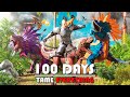 ARK 100 Days But I Combined ALL 12 Maps