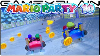 Mario Party 10 - Bobsled Battle Minigame Gameplay (Wii U - 1080p60fps)