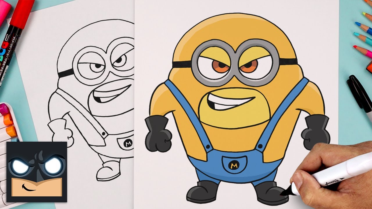 How To Draw Mega Minion Dave | Despicable Me 4