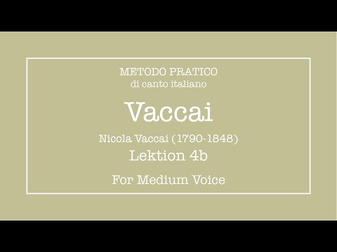 Vaccai - Lesson 4b - Medium