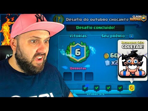 GANHEI INVICTO O NOVO DESAFIO DO OUTUBRO CHOCANTE DO CLASH ROYALE - BRUNO CLASH