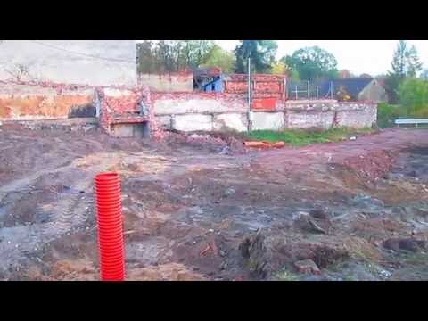 Pyskowice - 29.10.2016 - Pierwsze prace ziemne przy Armii Krajowej 25 rozpoczęte