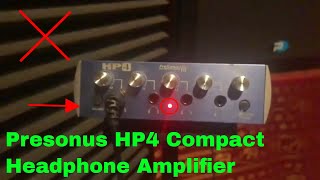 Video thumbnail for ✅  How To Use Presonus HP4 Compact Headphone Amplifier Review by The Stuff I Use Channel