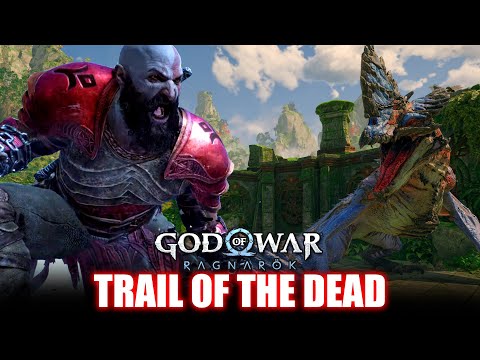 Trail Of The Dead Favour Walkthrough & The Corpse Eater Dragon Boss Guide - God of War Ragnarok
