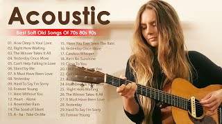 90's Acoustic 90's Greatest Hits - Old Acoustic Songs Of The 1990s Of All Time English Guitar Cover