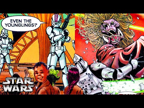 The Clones Who SAVAGELY Executed Order 66 on Jedi Younglings - Star Wars