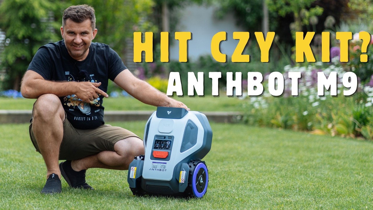 Cerchi un robot tagliaerba senza fili? Ho testato l'ANTHBOT M9! Scopri come si comporta su terreni irregolari, mulching e con il controllo dell'app RTK.