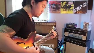 Video thumbnail for Magnatone Panoramic Stereo Head + 2x12 Cab CRANKED TONES by CHRONOS (JonHurleyGuitar)