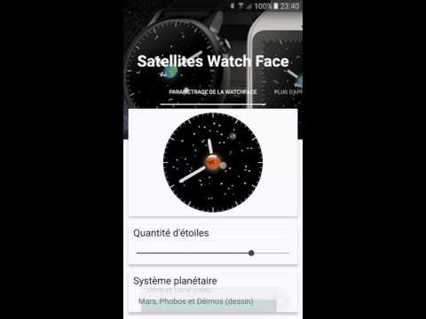 Satellites Watch Face Video