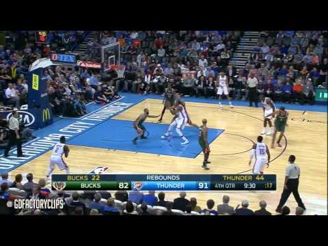 Kevin Durant Full Highlights vs Bucks 2014 12 09   23 Pts, 9 Reb, 7 Ast, Too Easy!