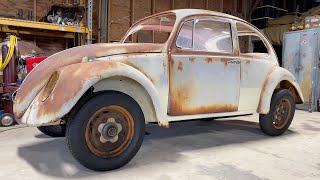 Test Fitting Chassis & Body  | VW Beetle Restoration