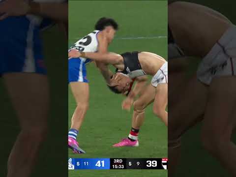 Do you think they shook hands after this? 🫣 #afl #footy