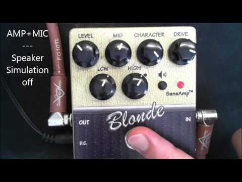 Tech 21 Blonde, Amp vs Direct In