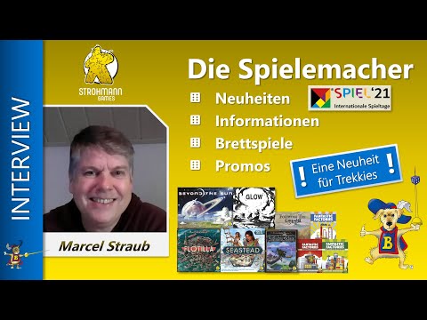 SPIEL 2021 Brettspiel Neuheiten [Marcel Straub Interview/ Strohmann Games] -Die Spielemacher