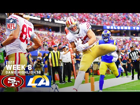 San Francisco 49ers vs. Los Angeles Rams | 2022 Week 8 Game Highlights