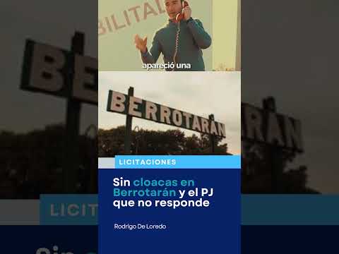 DE LOREDO: Sin cloacas en Berrotarán  #cordobaargentina