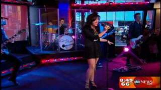 Demi Lovato performing &quot;Here We Go Again&quot; on Good Morning America 2009