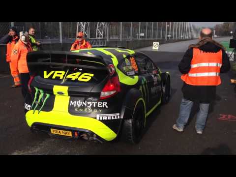 Monza Rally Show 2014   SS4   Robert Kubica vs Valentino Rossi