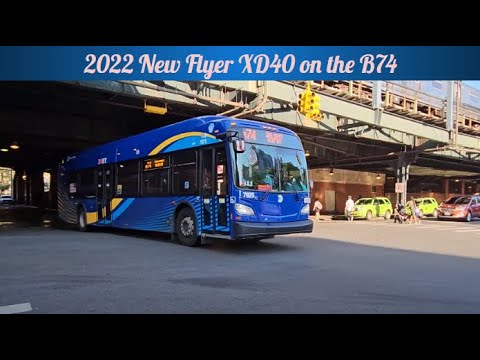 2022 New Flyer XD40 7975 on the B74