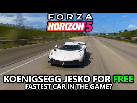Forza Horizon 5 - Fastest Car in the Game - Koenigsegg Jesko - How to Unlock for Free