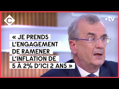 François Villeroy de Galhau et Me Richard Legrand - C à vous - 11/05/2022