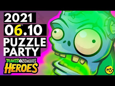 Fiesta de Puzzles 06 - 10 - 21 | PvZ Heroes