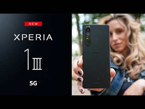 Sony Xperia 1 III 4K Smartphone with Crissibeth Cooper