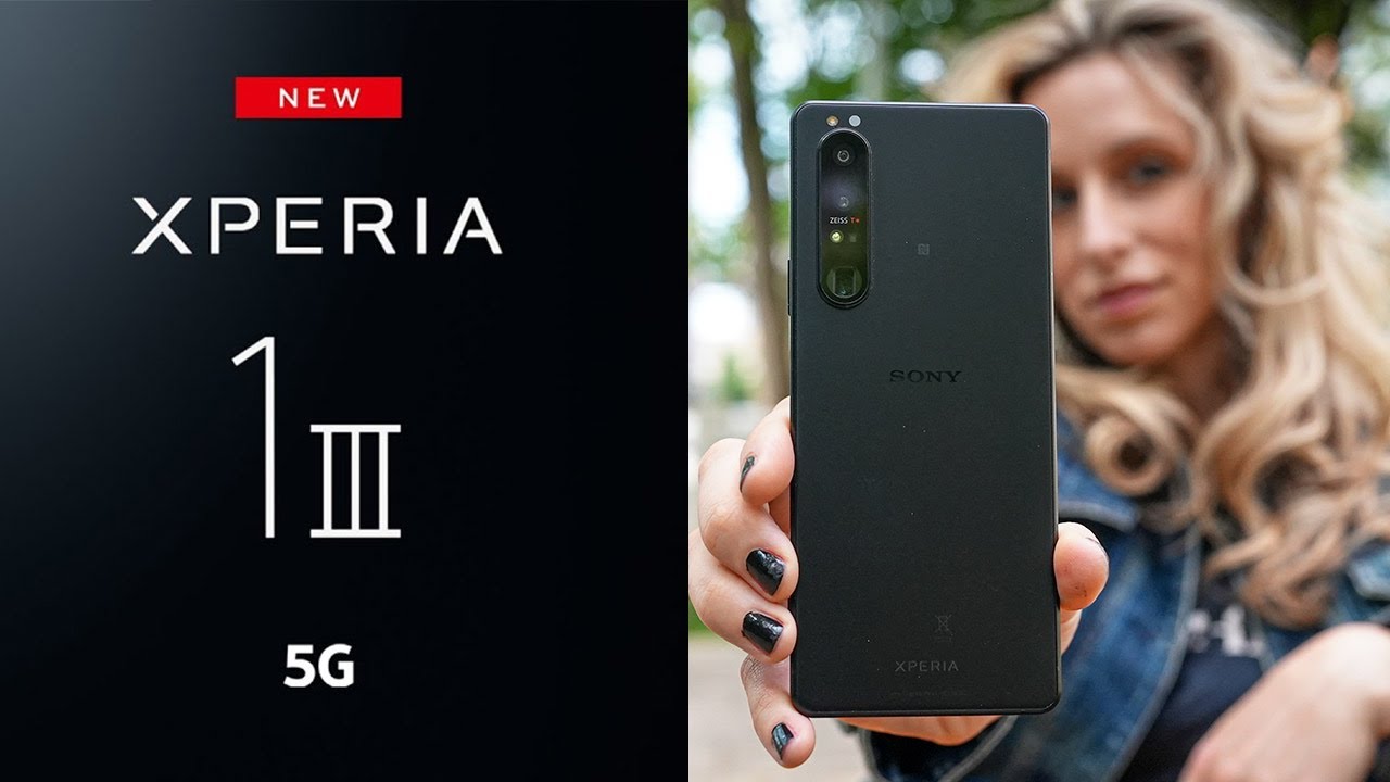 Sony Xperia 1 III 4K Smartphone with Crissibeth Cooper