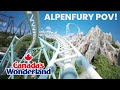 AlpenFury Front Row POV NEW For 2025 Canada S Wonderland Multi Launch Coaster