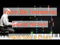 🎹Solo & Chord, Valse De Frontenac, George Winston, Synthesia Piano