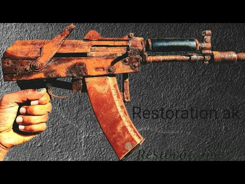 Very Rusty AK Restoration - Gun restoration - restoring video