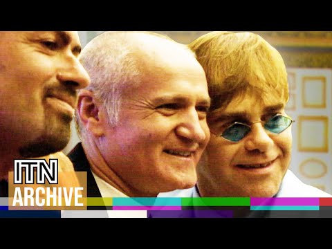 George Michael Partying with Gianni Versace and Elton John - Exclusive Uncut Footage (1995)
