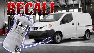 NV200 FUEL PUMP RECALL