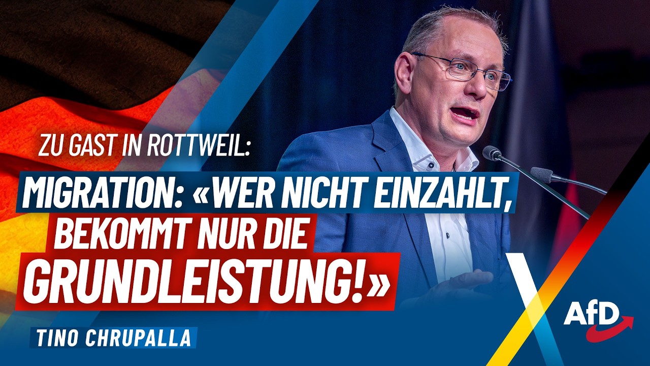 "Wer nicht einzahlt, bekommt nur die Grundleistung!" – Tino Chrupalla – AfD