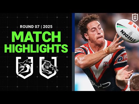 NRL Highlights | NRL Match Highlights 2025 | Roosters v Panthers | Round 7, 2025