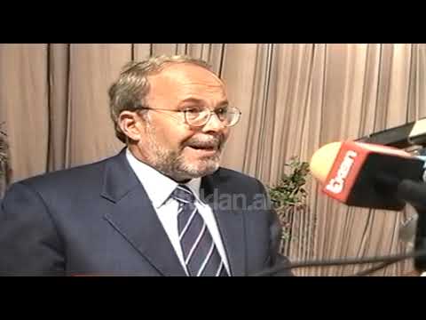 Fjalimi i Pandeli Majkos dhe Fatos Nanos në konferencën e Partisë Socialiste (5 Tetor 1999)