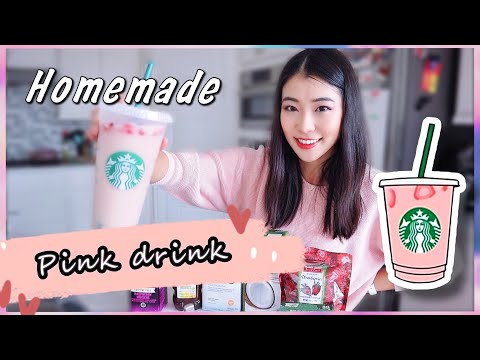 I tried James Charles' Recipe of Starbucks Pinkity Drinkity! Make Starbucks Pink Drink at Home