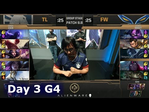 Team Liquid vs Flash Wolves | LoL MSI 2019 Group Stage Day 3 | TL vs FW