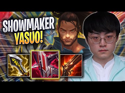 SHOWMAKER PERFECT GAME WITH YASUO! - DK ShowMaker Plays Yasuo MID vs Jayce! | Season 2023