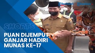 Puan Maharani Dijemput Ganjar Pranowo Hadiri Munas ke-17 HIPMI di Solo