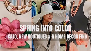 SPRING COLORS | BOUTIQUE TOUR | FOUND A BENCH THAT I LOVE #fashion #spring #style